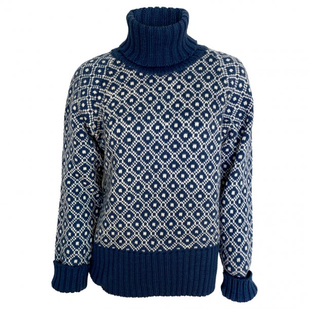 Sweater m. rullekrave, 100% - Bluse / strik / sweater trøje - Nature