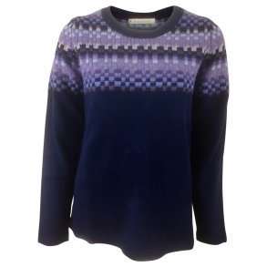 Bluse fra MANSTED, lammeuld og bomuld. TILBUD