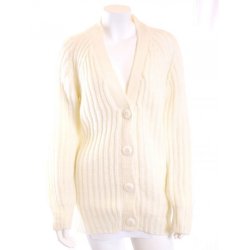 Fed varm uld cardigan fra Long Island. Gennemknappet. Tilbud