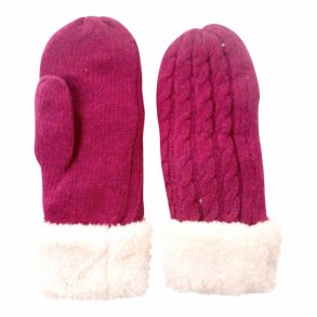 Luffer med bldt for, cerise