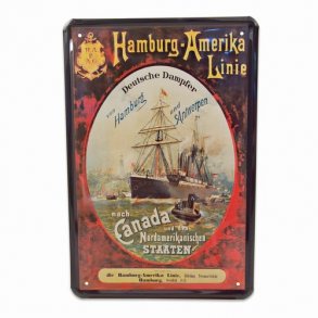 Metalskilt, Hamburg Altona, 20X30 cm