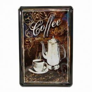 metalskilt COFFEE 20X30 cm