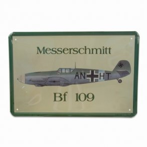 metalskilt Messerschmidt 20X30 cm