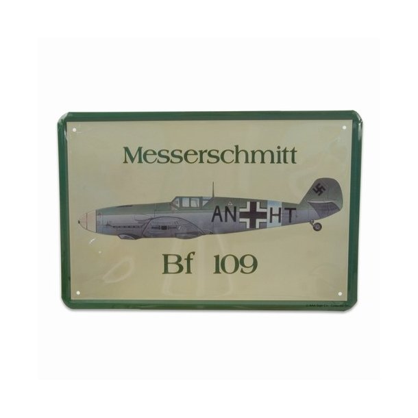 metalskilt Messerschmidt 20X30 cm