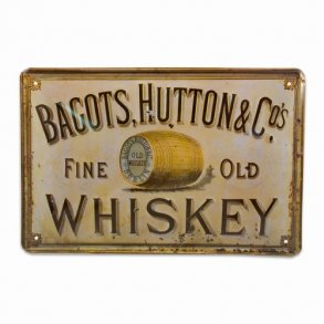 metalskilt WHISKEY 20X30 cm