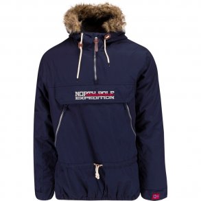 Fed foret anorak, Weather Report, Navy. Tilbud 