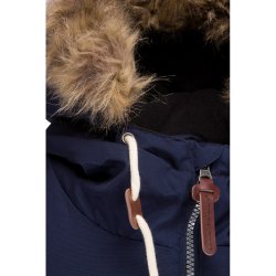 Fed foret anorak, Weather Report, Navy. Tilbud 
