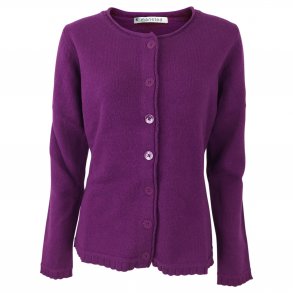 Cardigan fra MANSTED, 100% lammeuld TILBUD