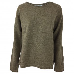 Bluse fra MANSTED i 100% lammeuld. TILBUD