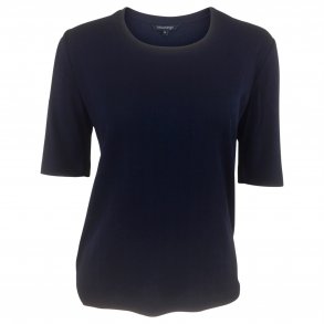 T-shirt, bld bomuldskvalitet NAVY TILBUD