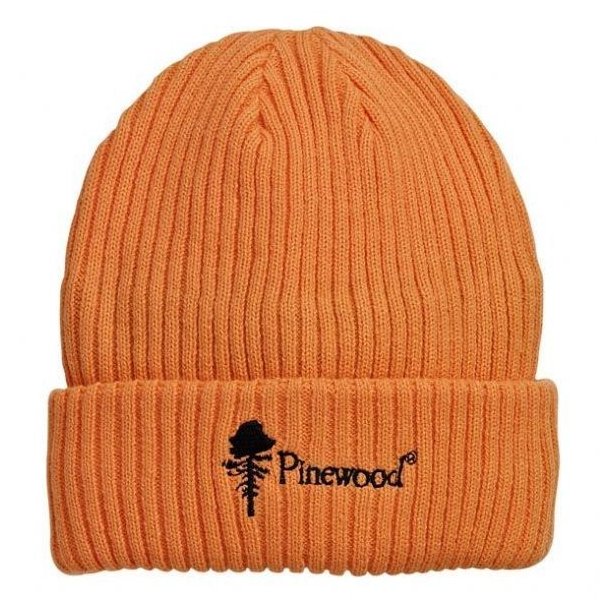 Klassikeren: Den strikkede hue fra Pinewood. Orange. Tilbud