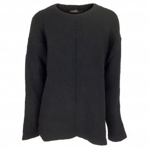 Strikket bluse med uld, TILBUD