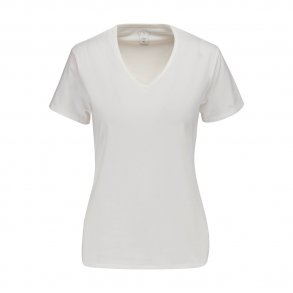 T-shirt, V-hals. Bomuld m. 