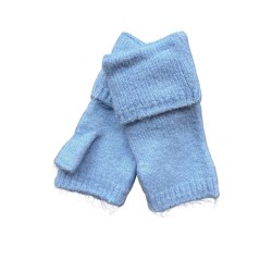 Blde fingerlse handsker - 30% uld. TILBUD