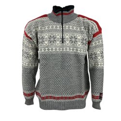 Sweater i 100% Ren Ny Uld, bld og tyndere kvalitet, TILBUD