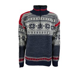 Sweater i 100% Ren Ny Uld, bld og tyndere kvalitet, TILBUD