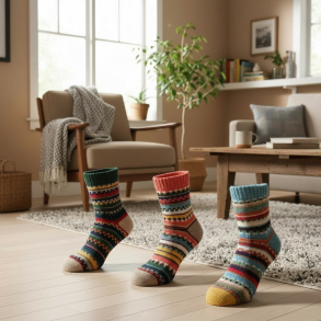 3-pk sokker med uld - TILBUD