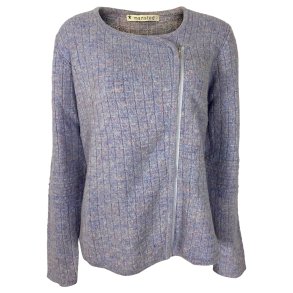 Bluse, diagonallynet. Lammeuld. TILBUD