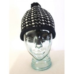 Strikket tophue. 100% uld. Tilbud fra Sams�