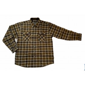 Skjorte fra PINEWOOD, trykknapper, 100% bomuld. TILBUD