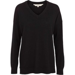 Bluse, v-udskring, 100% merinould TILBUD