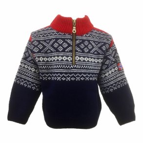 Barnesweater, 100% Ren Ny Uld. TILBUD
