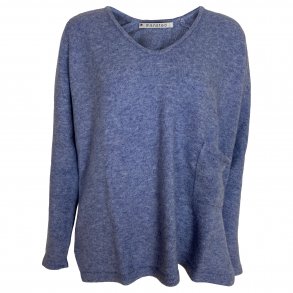 Bluse fra MANSTED m. merinould og yak. TILBDUD